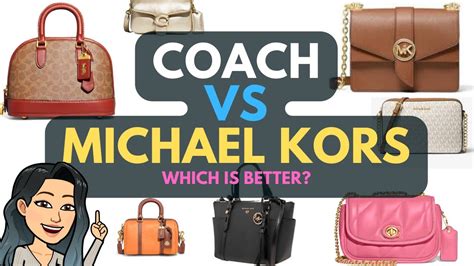 coach purse vs michael kors|coach vs Michael Kors handbags.